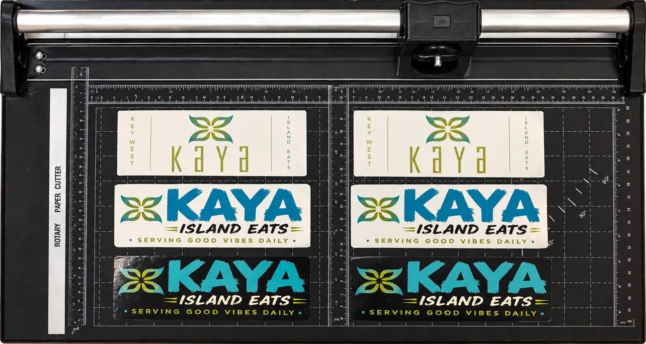 Kaya Island Eats — Custom Stickers