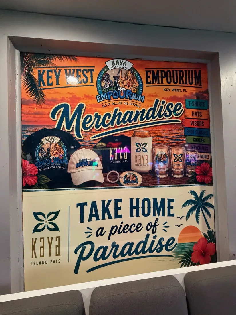 Key West Merchandise Display